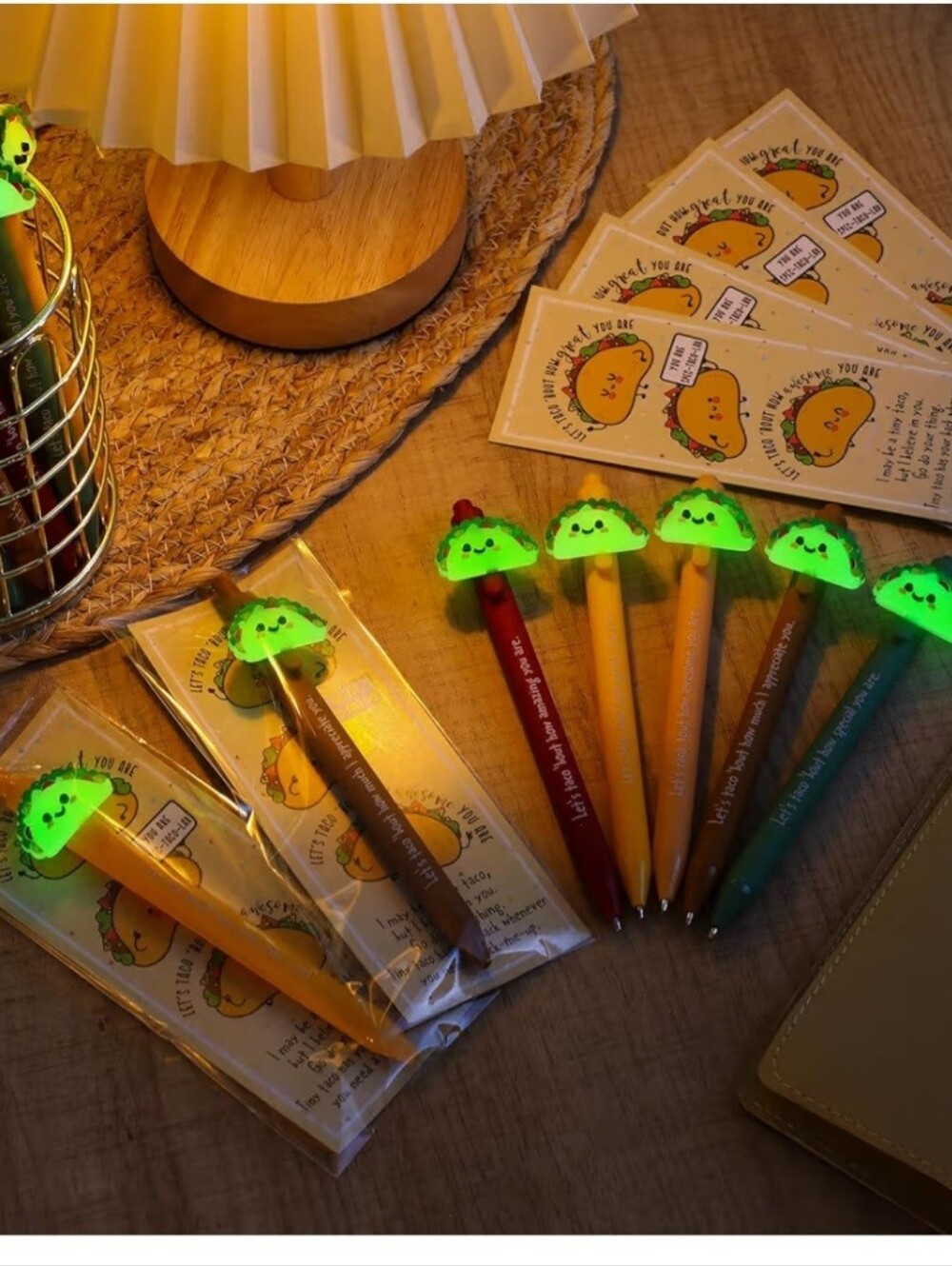 Emtional Support Taco Pen Glow In Dark